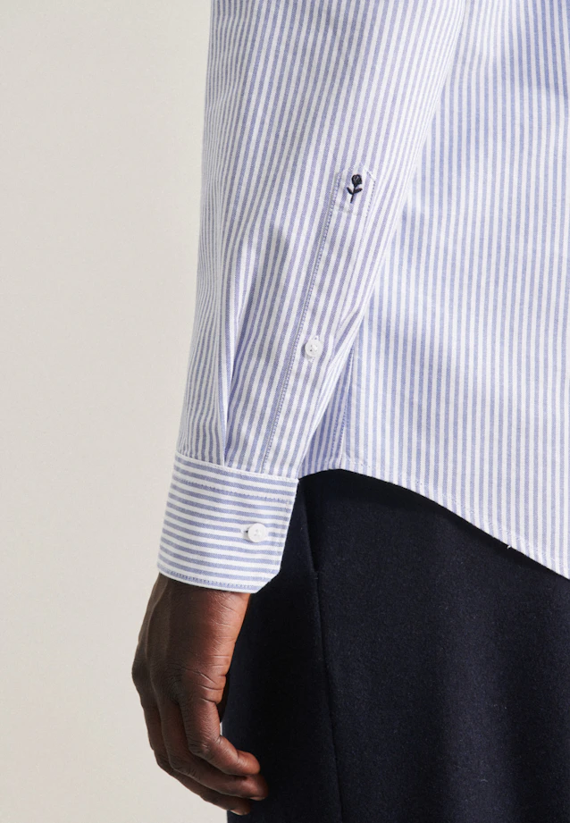 Shaped Business shirt Stripe in Light Blue |  Seidensticker Onlineshop