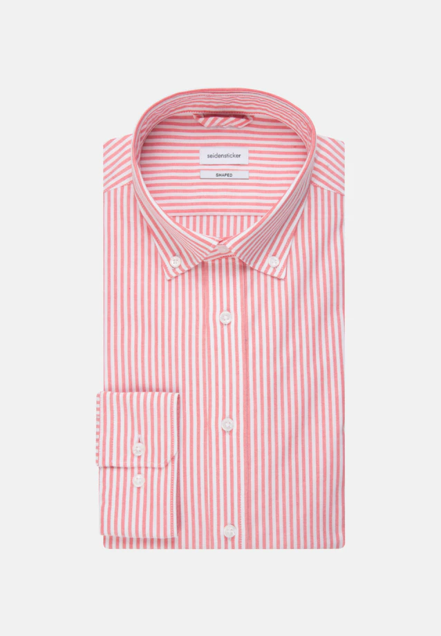 Shaped Business shirt Stripe in Red |  Seidensticker Onlineshop