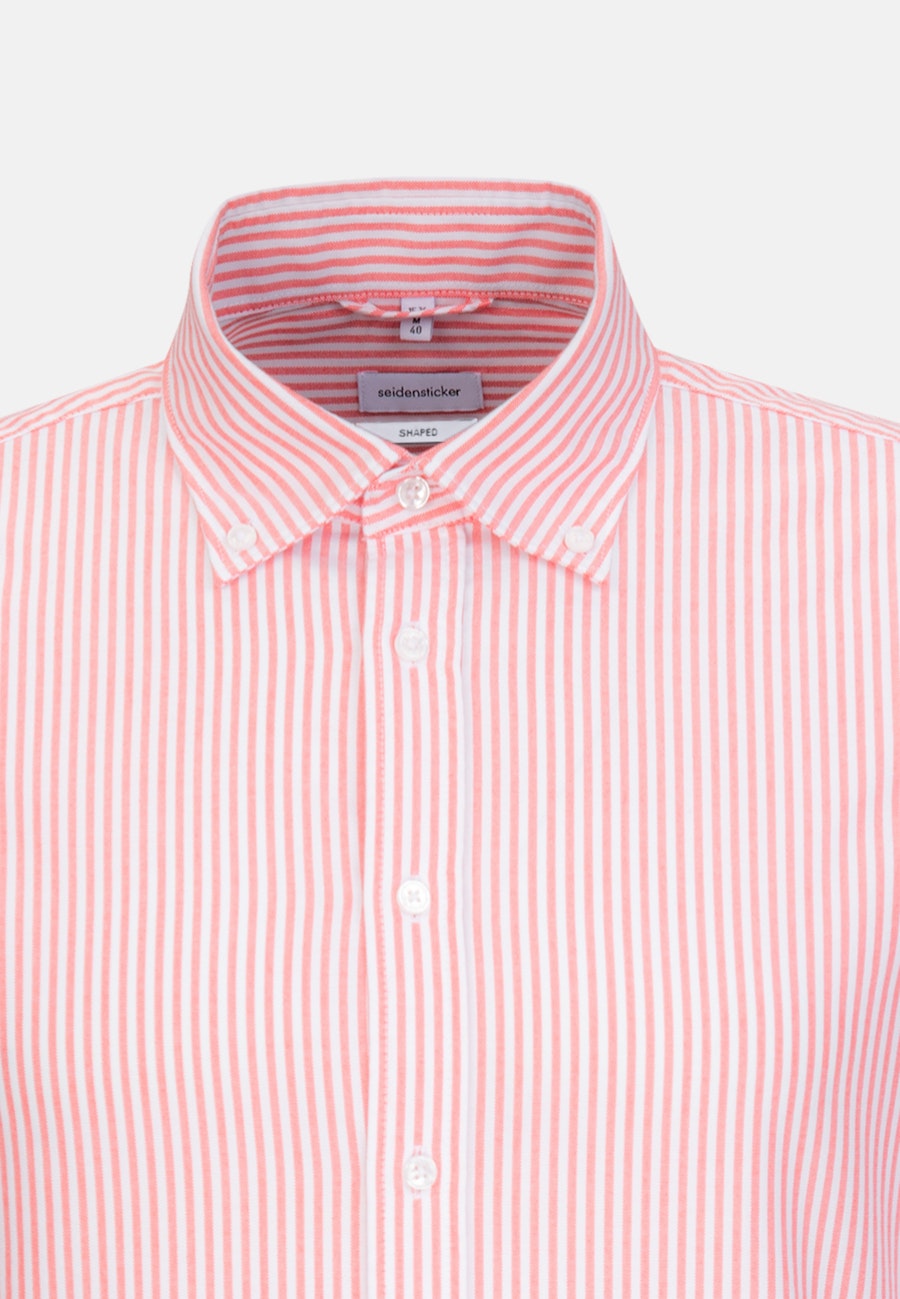 Business Hemd in Shaped mit Button-Down-Kragen in Rot |  Seidensticker Onlineshop