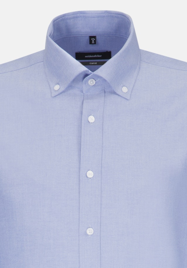 Business Shirt in Comfort with Button-Down-Collar in Light Blue |  Seidensticker Onlineshop