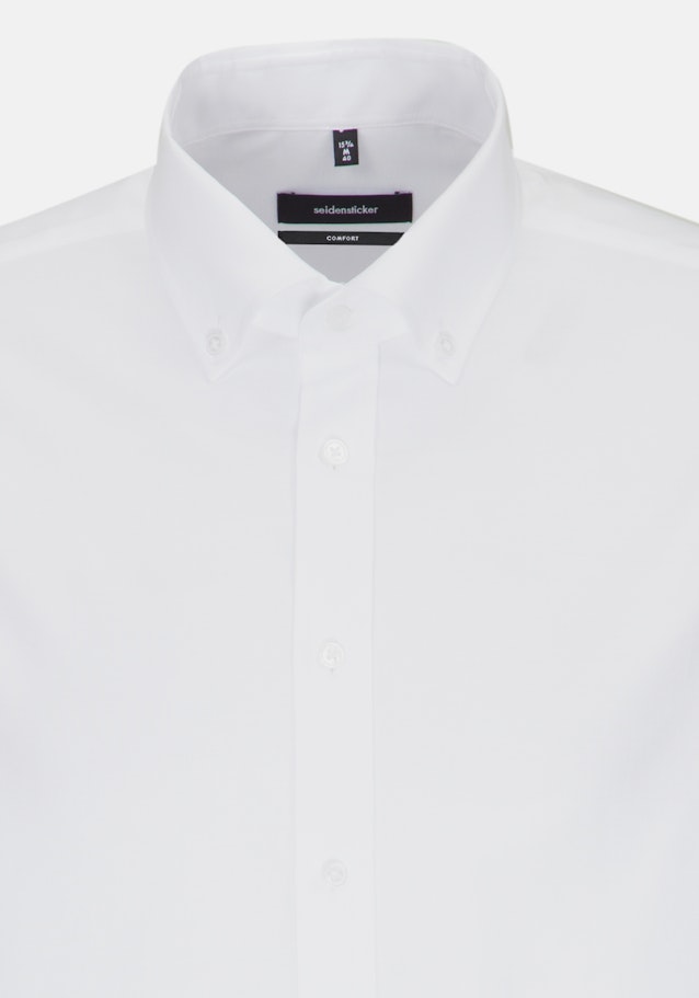 Business overhemd in Comfort with Button-Down-Kraag in Wit |  Seidensticker Onlineshop