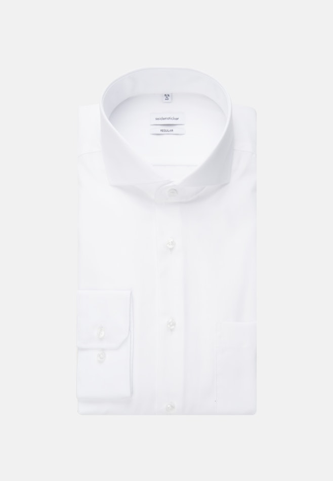 Regular Business Hemd Uni in Weiß | Seidensticker Onlineshop