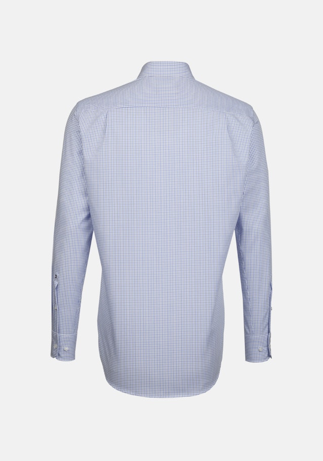 Regular Business Hemd Uni in Mittelblau | Seidensticker Onlineshop