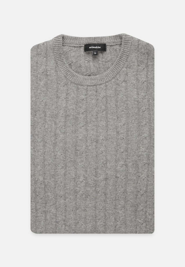 Pullover Uni in Grau |  Seidensticker Onlineshop