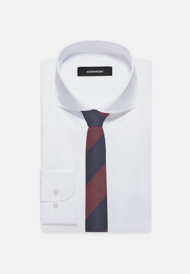 Slim (5cm) Tie Stripes in Red |  Seidensticker Onlineshop