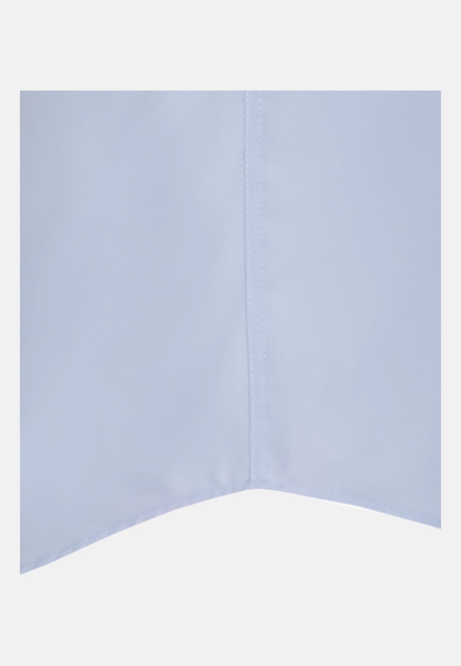 Bügelfreies Popeline Kurzarm Business Hemd in Regular fit mit Kentkragen in Hellblau |  Seidensticker Onlineshop