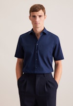 Regular Business shirt Uni in Dark Blue |  Seidensticker Onlineshop