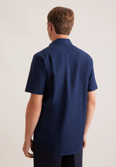 Regular Business Hemd Uni in Dunkelblau |  Seidensticker Onlineshop
