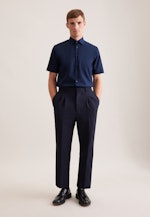 Regular Business shirt Uni in Dark Blue |  Seidensticker Onlineshop