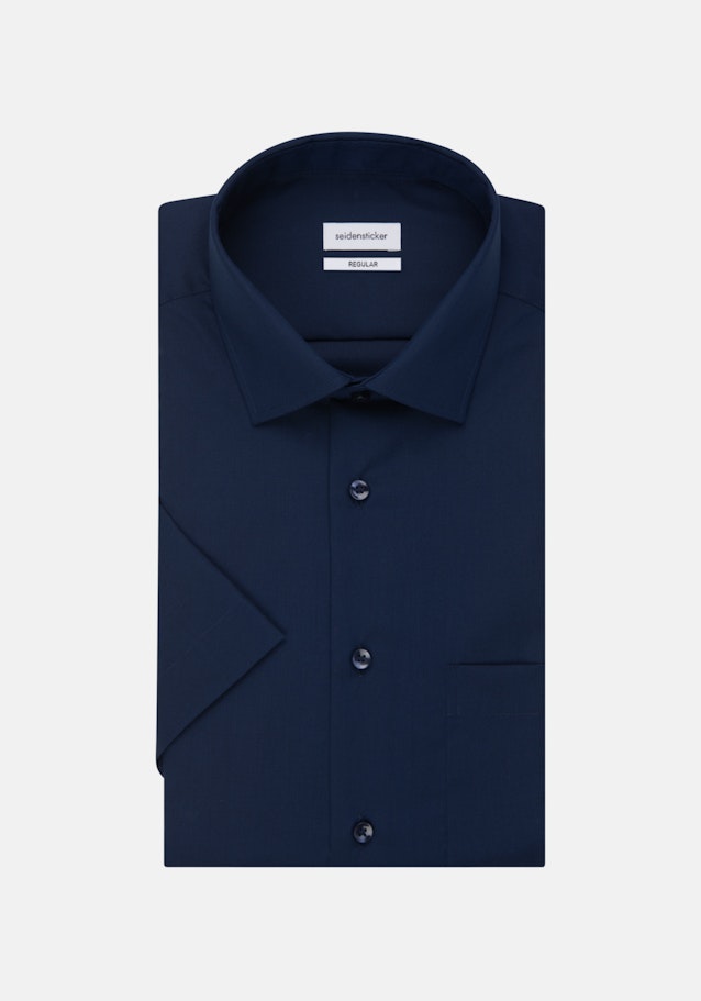 Regular Chemise Business Uni in Bleu Foncé | Seidensticker Onlineshop