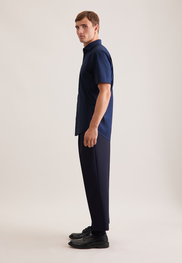 Regular Business shirt Uni in Dark Blue |  Seidensticker Onlineshop