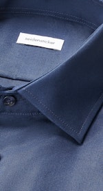 Regular Business Hemd Uni in Dunkelblau |  Seidensticker Onlineshop