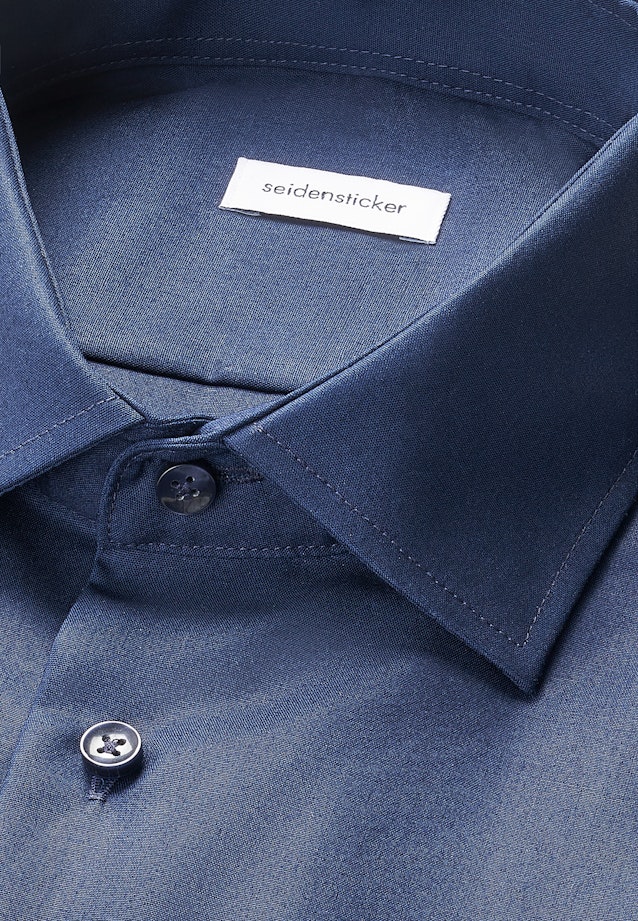 Regular Business Hemd Uni in Dunkelblau |  Seidensticker Onlineshop