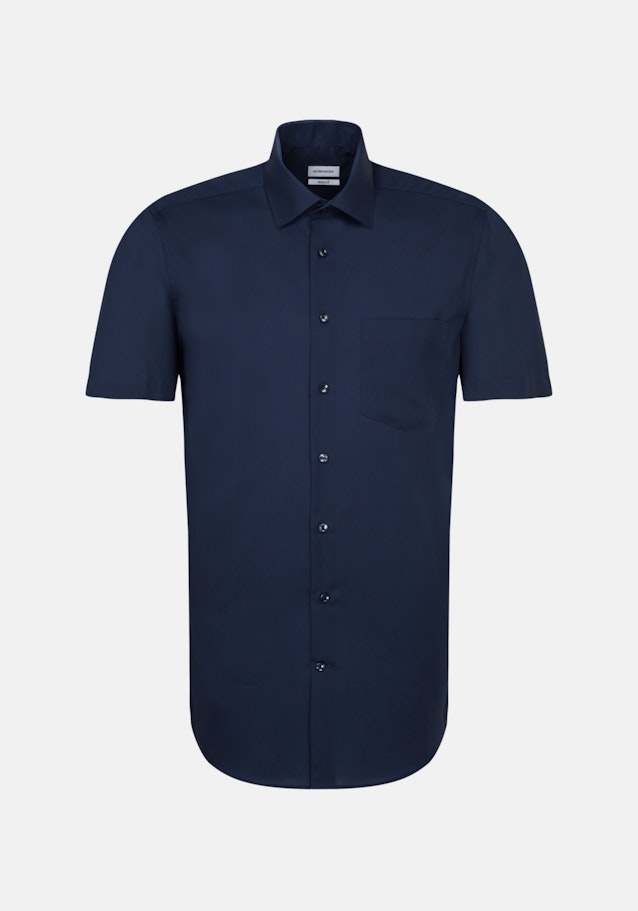 Regular Chemise Business Uni in Bleu Foncé | Seidensticker Onlineshop