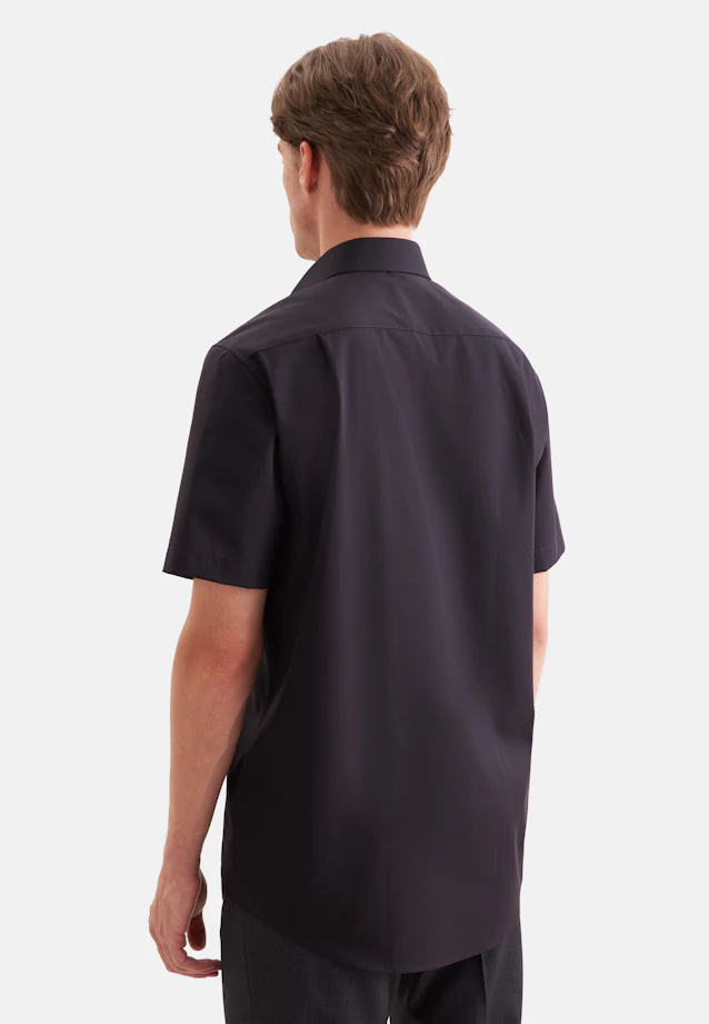 Regular Business Hemd Uni in Schwarz |  Seidensticker Onlineshop