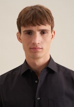 Regular Business shirt Uni in Black |  Seidensticker Onlineshop