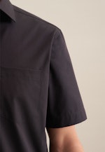 Regular Business shirt Uni in Black |  Seidensticker Onlineshop