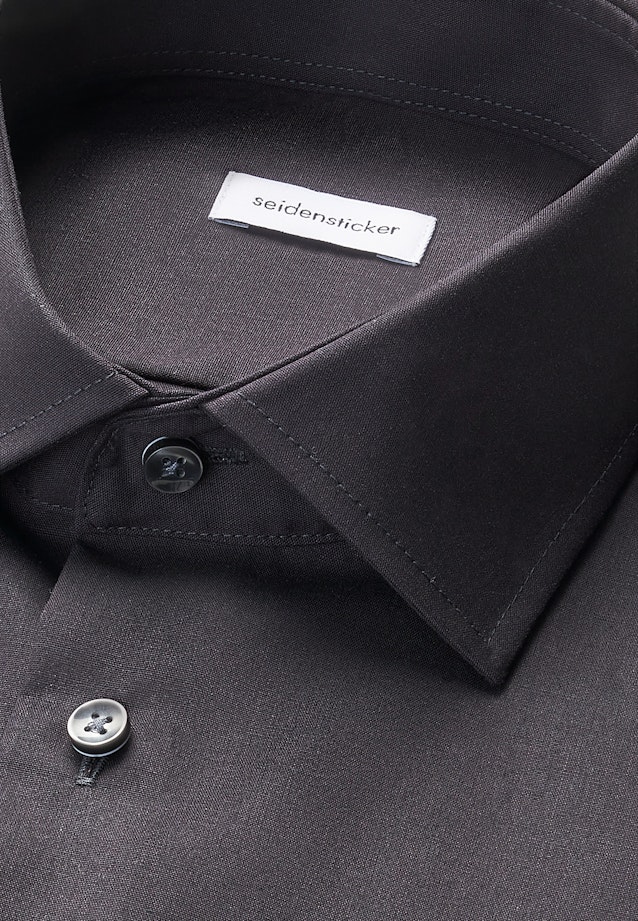 Regular Chemise d'affaires Uni in Noir |  Seidensticker Onlineshop