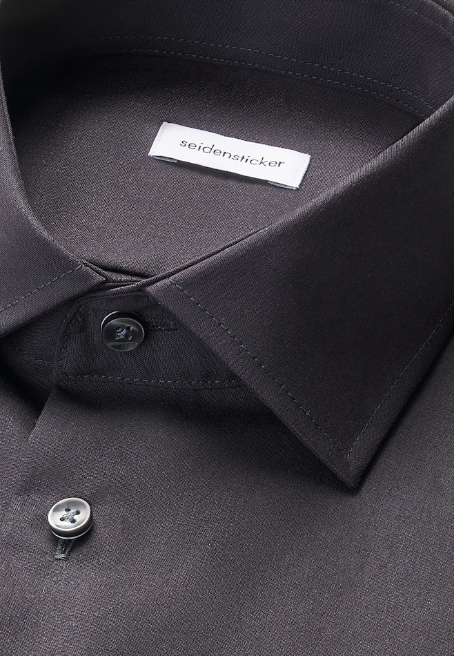 Regular Chemise d'affaires Uni dans Noir | Boutique en ligne Seidensticker