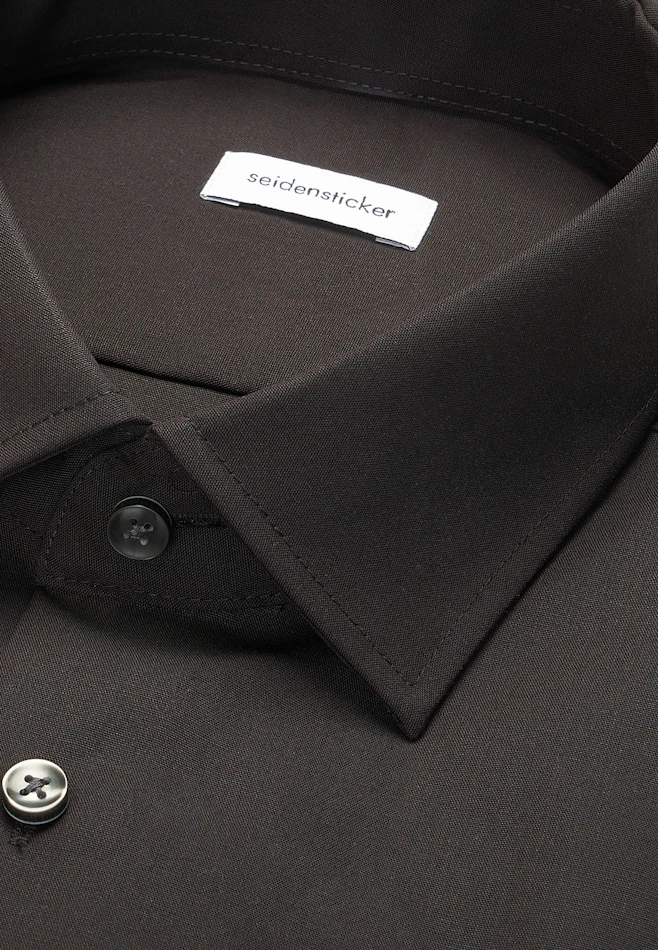 Regular Chemise d'affaires Uni dans Noir | Boutique en ligne Seidensticker