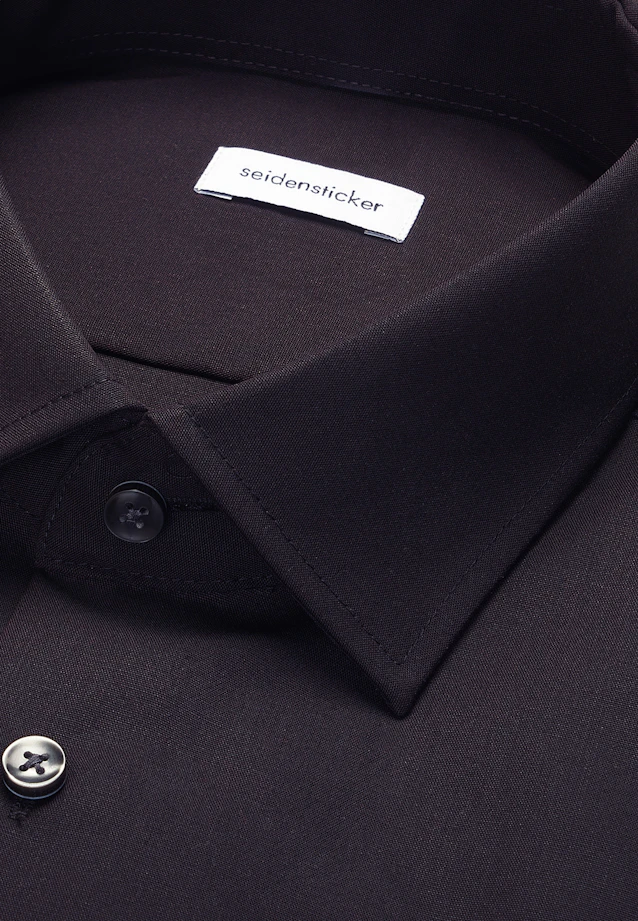 Regular Business Hemd Uni in Schwarz |  Seidensticker Onlineshop