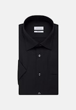 Regular Business shirt Uni in Black |  Seidensticker Onlineshop