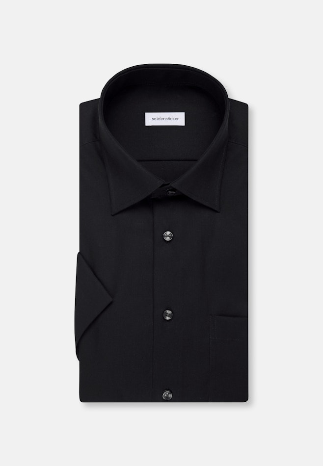 Regular Business Hemd Uni in Schwarz | Seidensticker Onlineshop