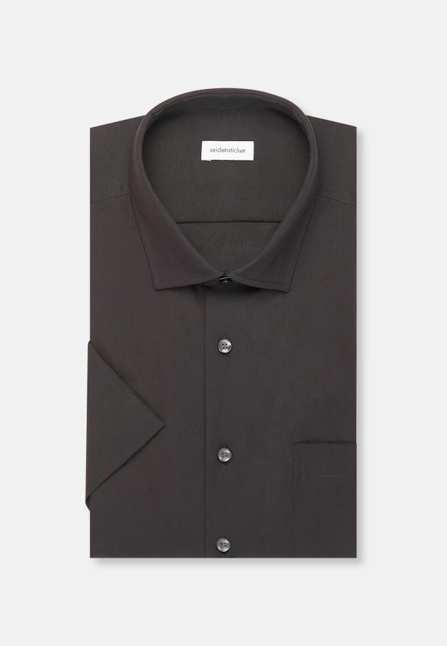 Regular Chemise d'affaires Uni in Noir |  Seidensticker Onlineshop
