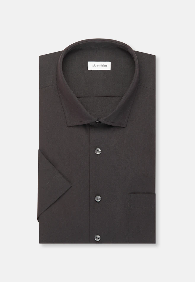 Regular Chemise d'affaires Uni dans Noir | Boutique en ligne Seidensticker