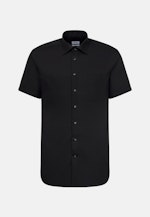 Regular Business shirt Uni in Black |  Seidensticker Onlineshop