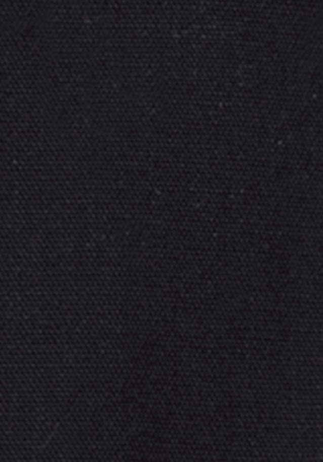 Bügelfreies Popeline Kurzarm Business Hemd in Regular mit Kentkragen in Schwarz |  Seidensticker Onlineshop