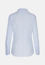 Kelchkragenbluse Streifen in Hellblau |  Seidensticker Onlineshop