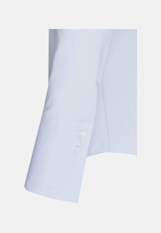 Non-iron Poplin Chalice Blouse in Light Blue |  Seidensticker Onlineshop