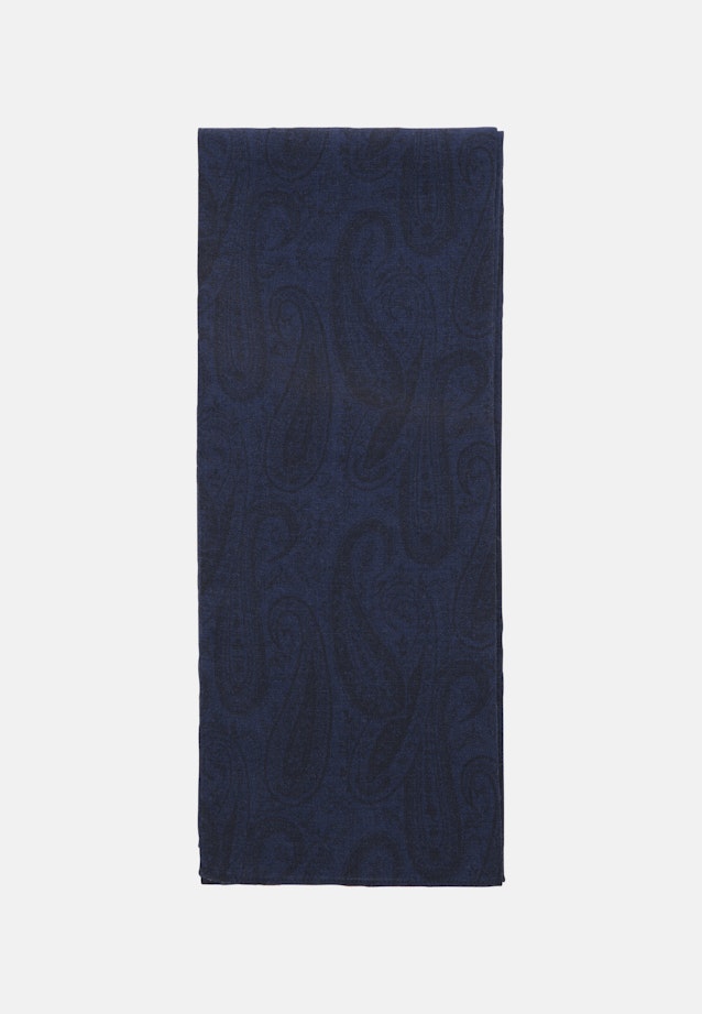 Schal aus 100% Wolle in Mittelblau |  Seidensticker Onlineshop