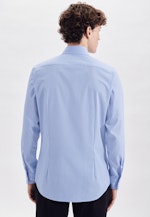 Shaped Business Hemd Karo in Hellblau |  Seidensticker Onlineshop