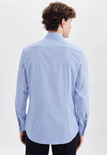 Shaped Business shirt Check in Light Blue |  Seidensticker Onlineshop