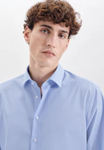 Shaped Business shirt Check in Light Blue |  Seidensticker Onlineshop
