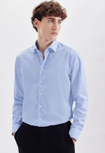 Shaped Business shirt Check in Light Blue |  Seidensticker Onlineshop