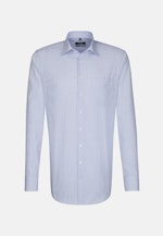 Regular Business Shirt Stripes in Medium Blue |  Seidensticker Onlineshop