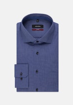 Regular Business Hemd Uni in Mittelblau |  Seidensticker Onlineshop