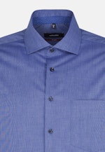 Regular Business Hemd Uni in Mittelblau |  Seidensticker Onlineshop