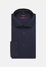 Regular Business Hemd Uni in Dunkelblau |  Seidensticker Onlineshop