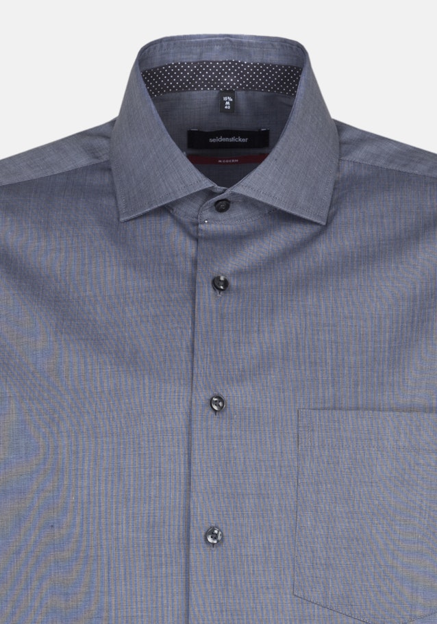 Non-iron Fil a fil Business Shirt in Regular with Kent-Collar in Grey |  Seidensticker Onlineshop