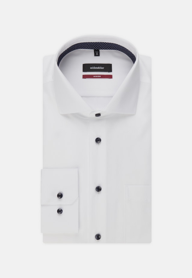 Regular Business Hemd Uni in Weiß |  Seidensticker Onlineshop