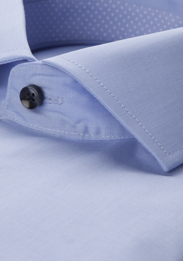 Non-iron Fil a fil Business overhemd in Regular with Kentkraag in Lichtblauw |  Seidensticker Onlineshop