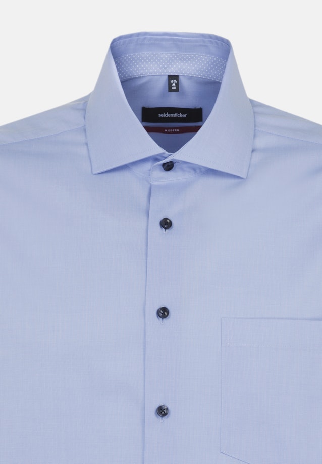 Non-iron Fil a fil Business Shirt in Regular with Kent-Collar in Light Blue |  Seidensticker Onlineshop