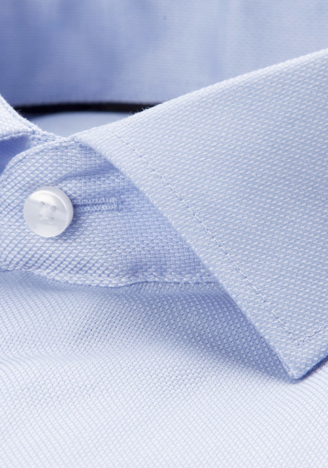 Non-iron Structure Business Shirt in Shaped with Kent-Collar in Light Blue |  Seidensticker Onlineshop