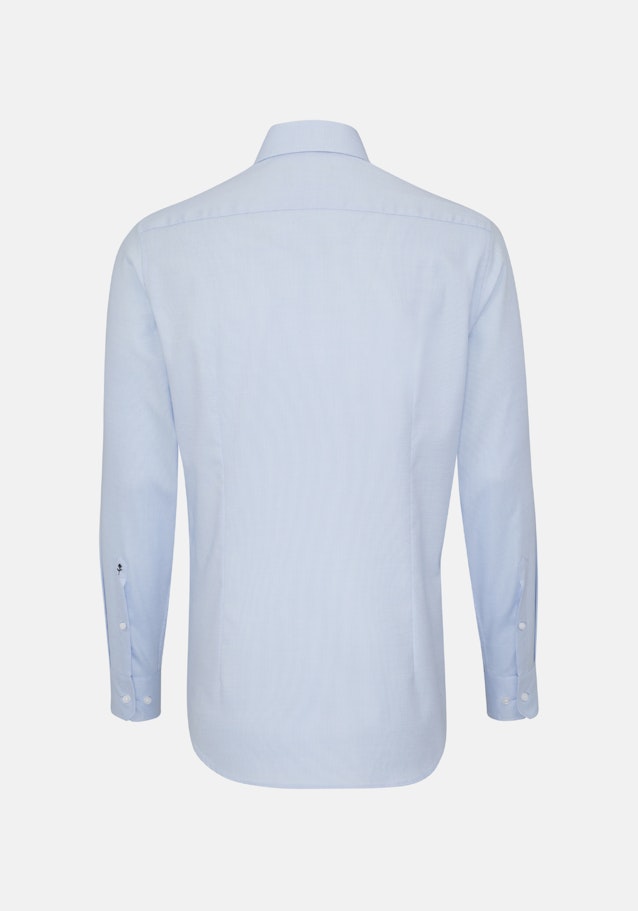 Non-iron Structure Business Shirt in Shaped with Kent-Collar in Light Blue |  Seidensticker Onlineshop