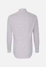 Shaped Business Shirt Print in Purple |  Seidensticker Onlineshop