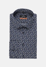 Slim Business Shirt Print in Dark Blue |  Seidensticker Onlineshop